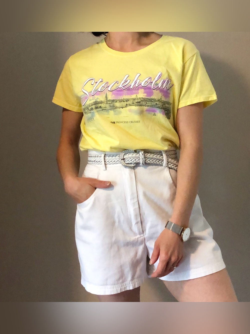 Stockholm Graphic Yellow Tee